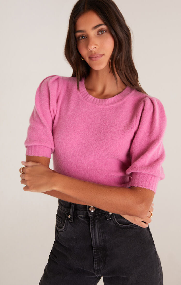 Z Supply Cassandra Short Sleeve Sweater Top