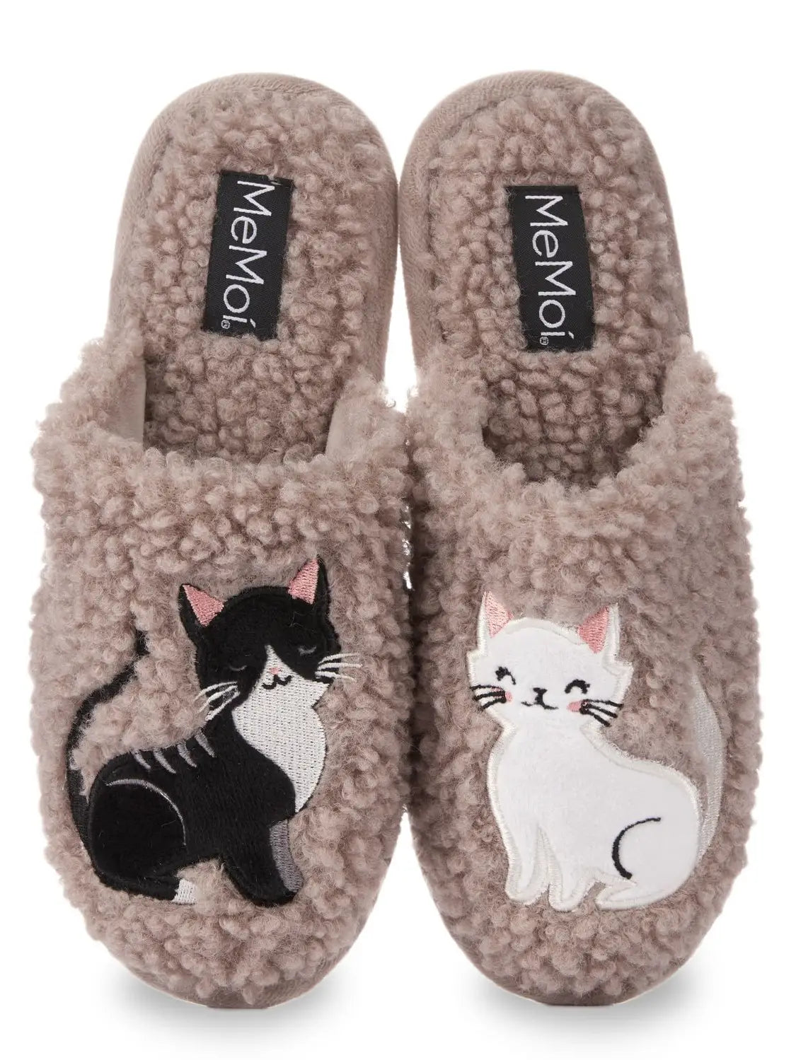 MeMoi Kittens Plush Slippers