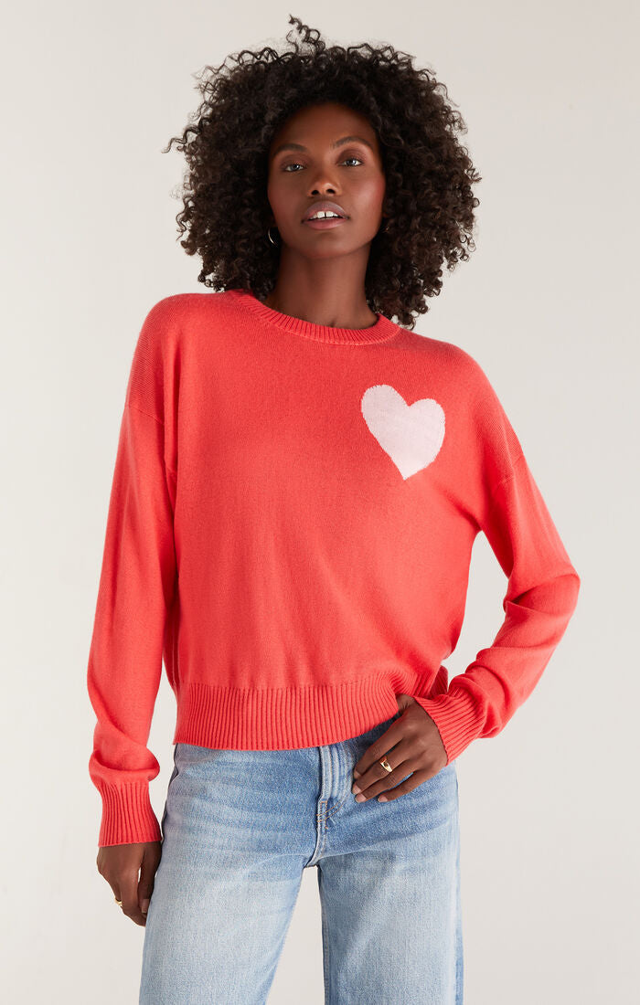 Z Supply Heart You Sweater