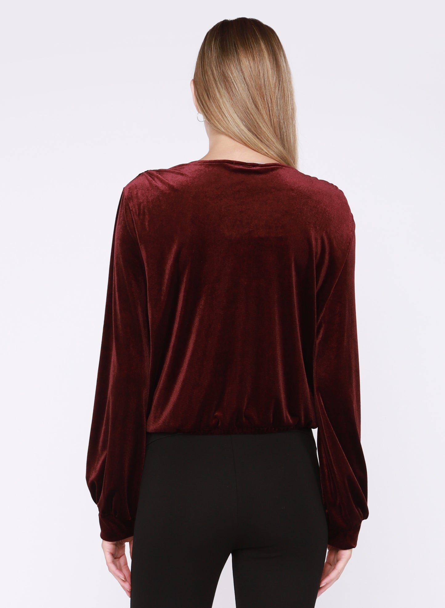 Dex Ruby Long Sleeve Wrap Top