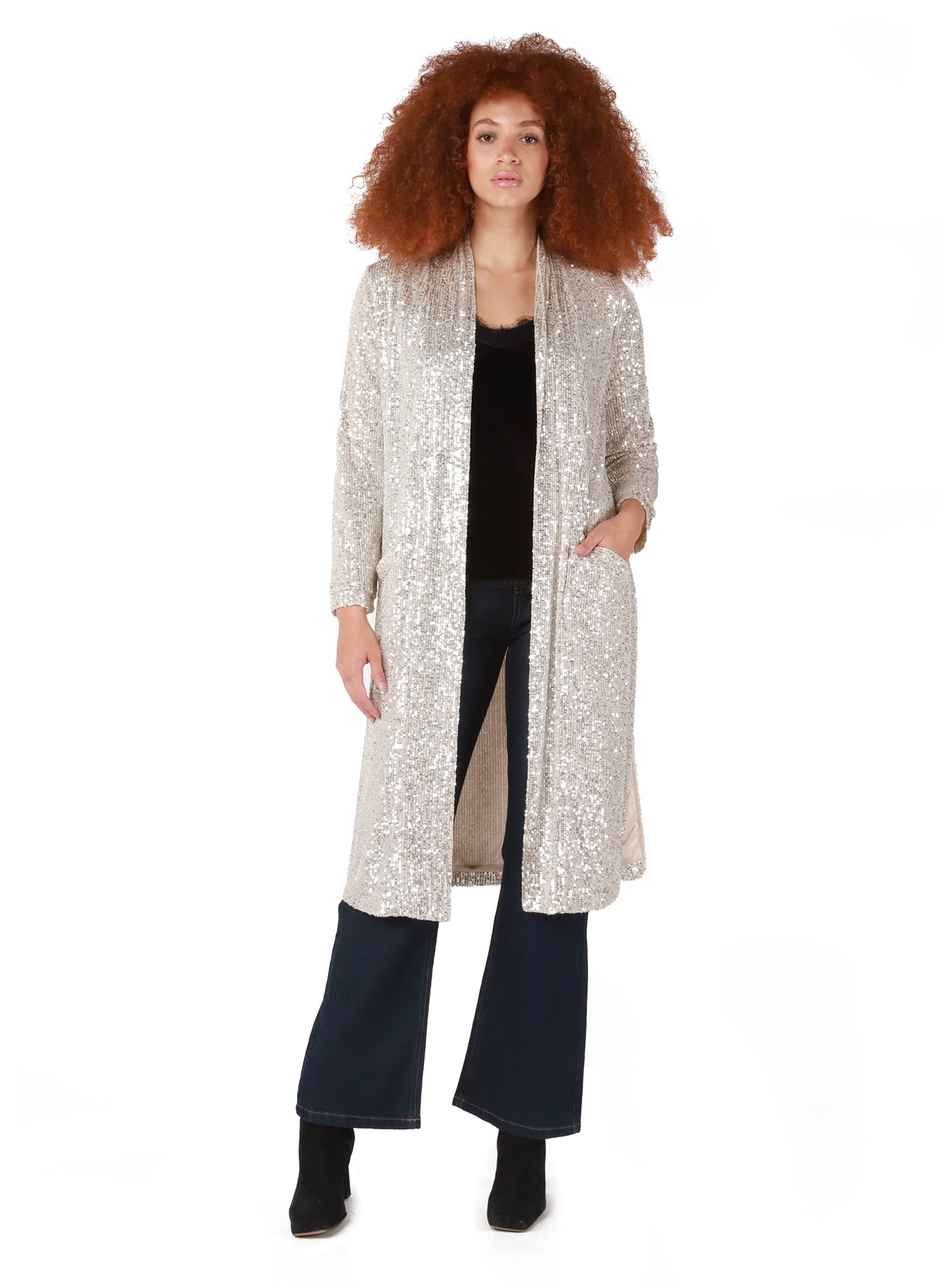 Dex Sparkle City Sequin Duster