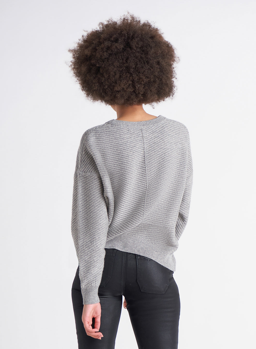 Dex Hattie Textured Rib Knit Sweater