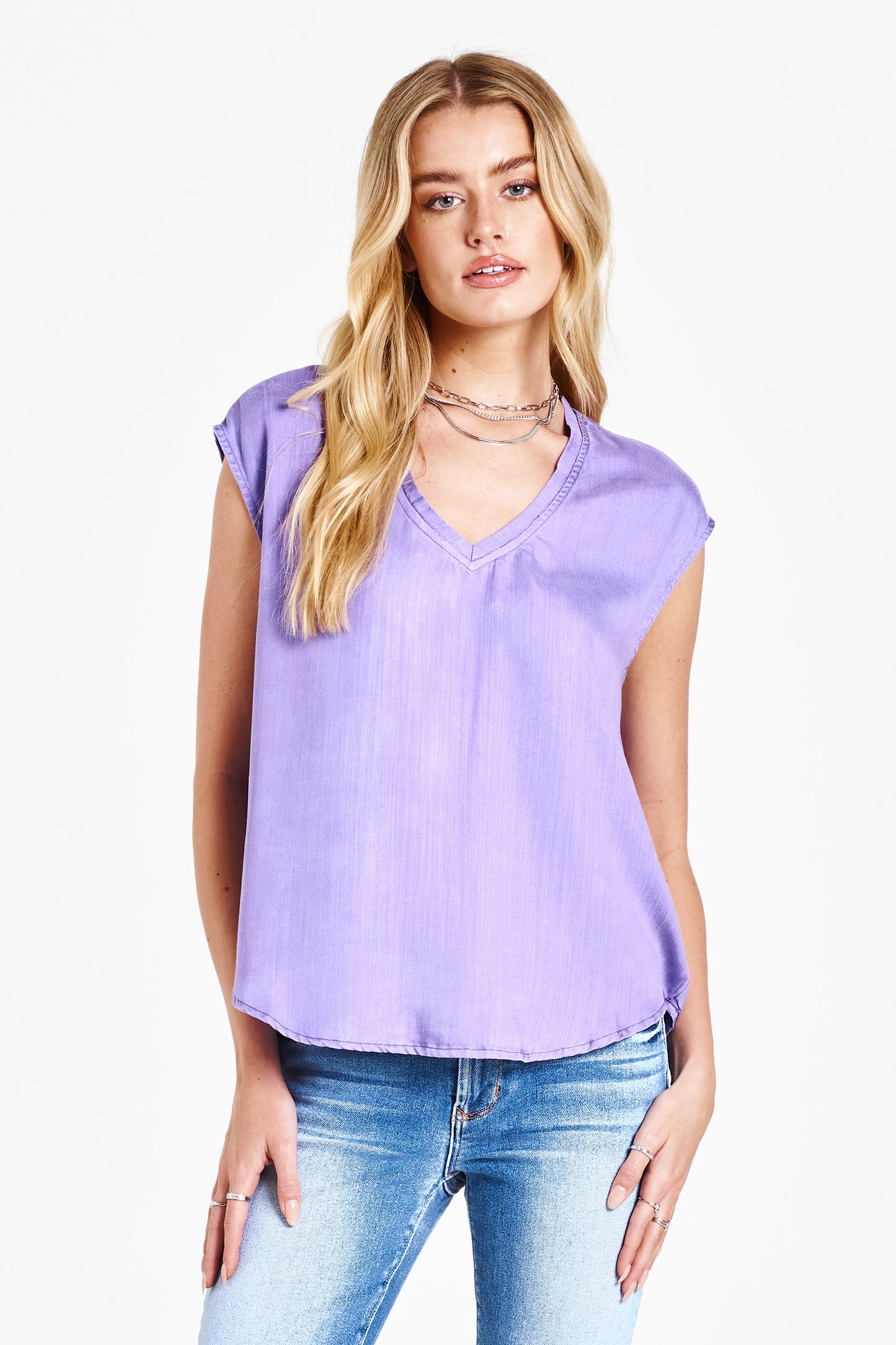 Dear John Yanis V-Neck Top