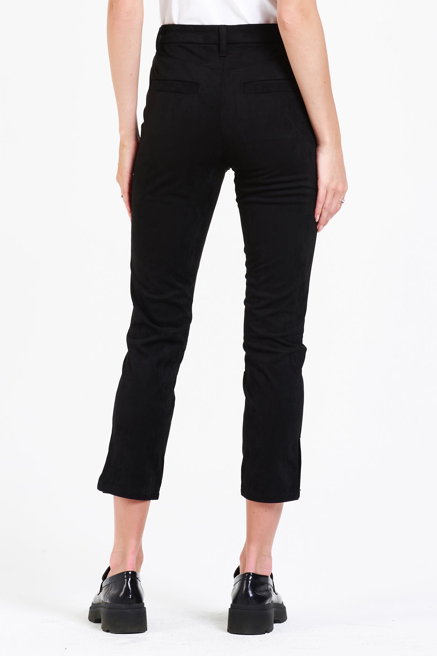 Dear John Stella Black Slim Super High Rise Crop