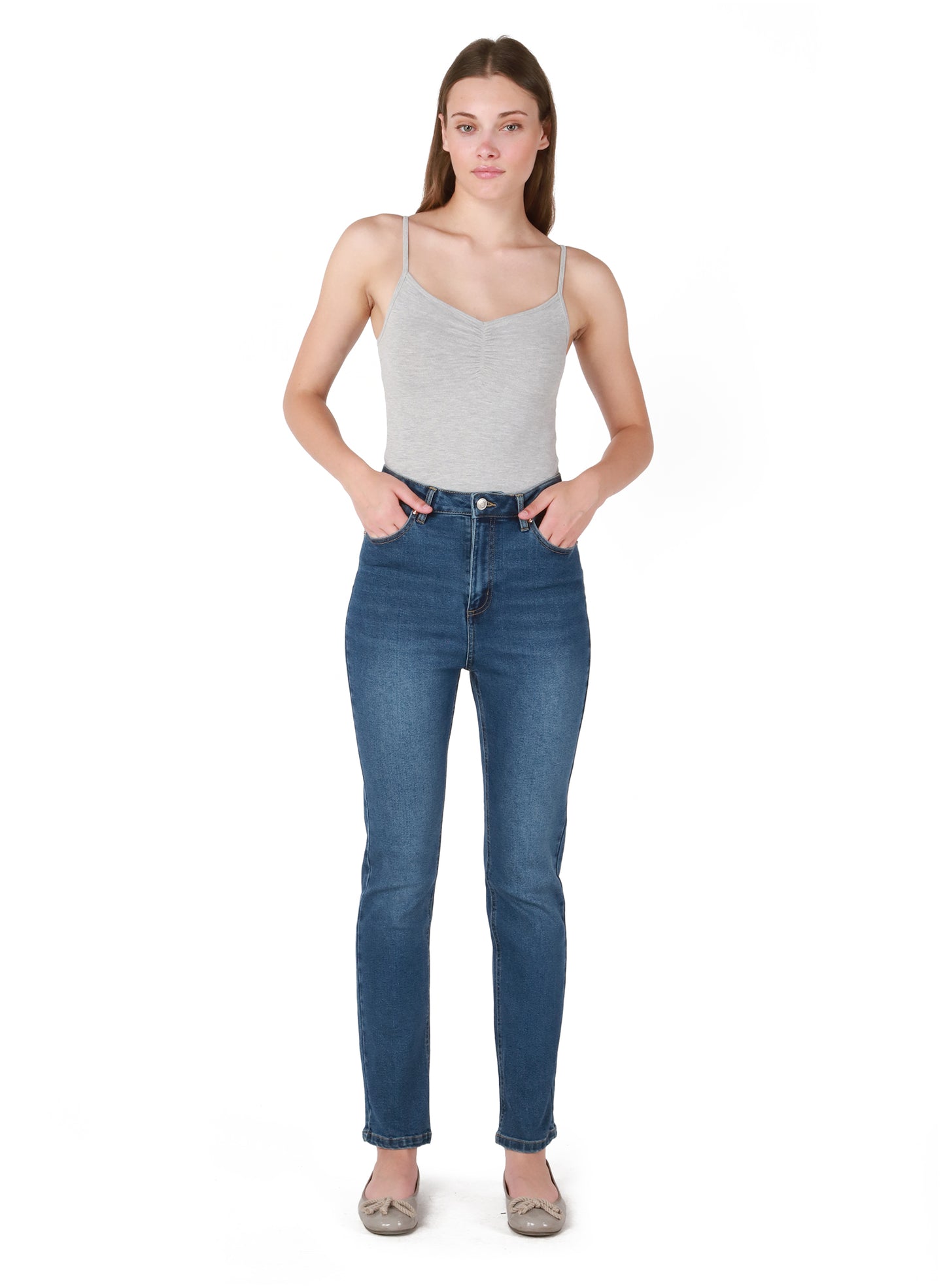 Dex Emilie High Rise Slim Straight