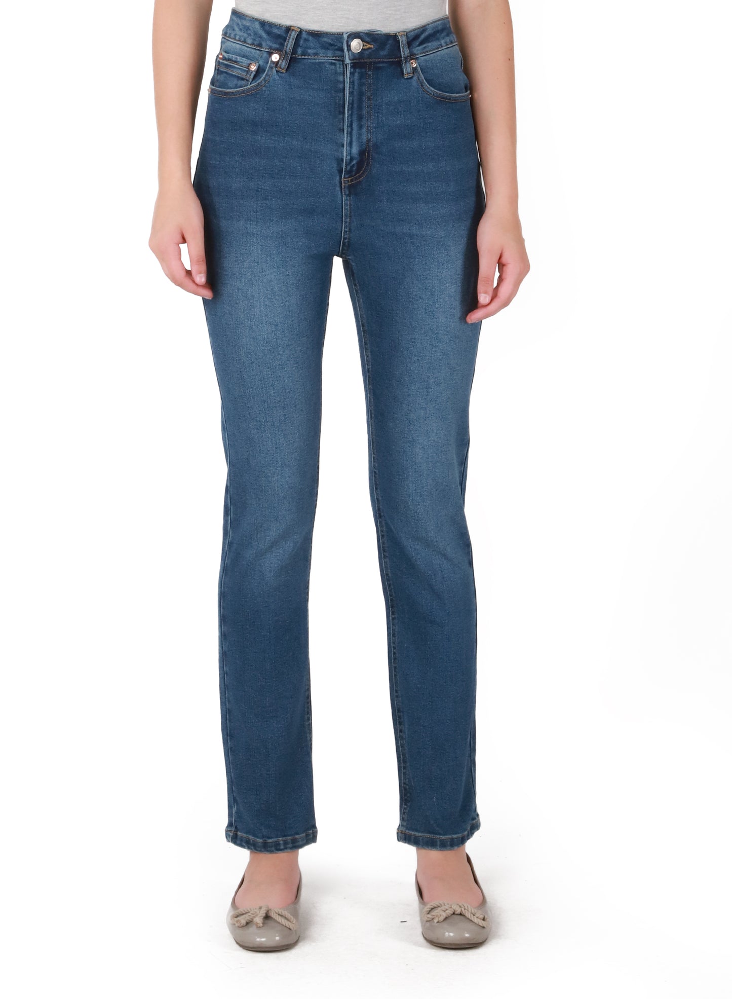 Dex Emilie High Rise Slim Straight