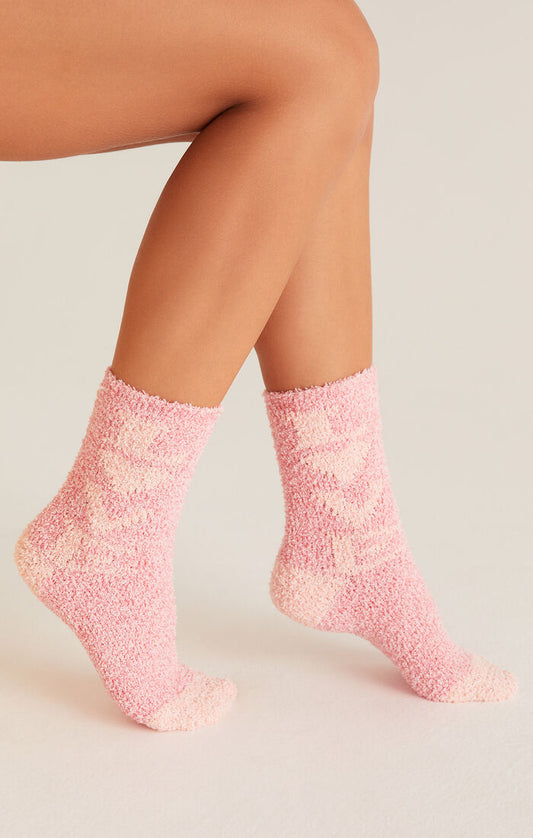 Z Supply 2-Pack Plush Heart Socks